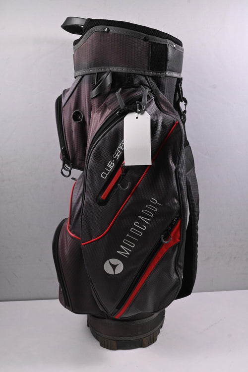 Motocaddy Club Series Cart Bag / 14-Way Divider / Grey, Red