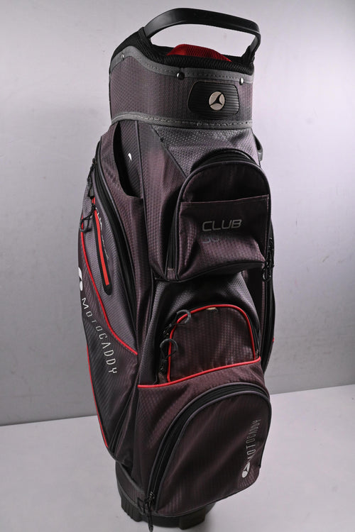Motocaddy Club Series Cart Bag / 14-Way Divider / Grey, Red