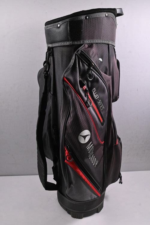 Motocaddy Club Series Cart Bag / 14-Way Divider / Grey, Red