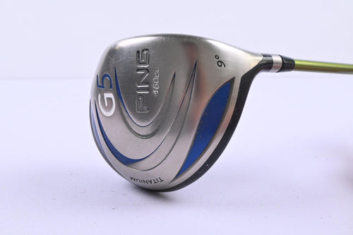 Ping G5 Driver / 9 Degree / Stiff Flex Aldila NV Green 65 Shaft