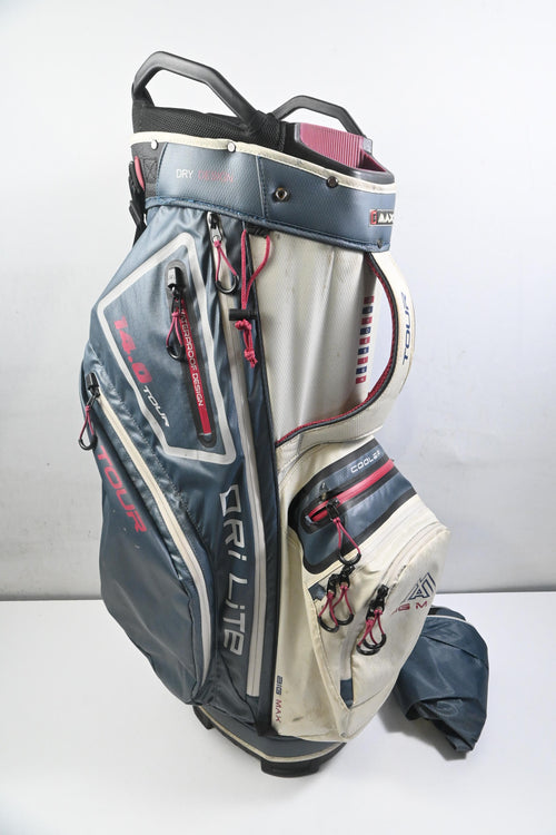 Big Max Dri Lite Cart Bag / 15-Way Divider / Blue, Grey