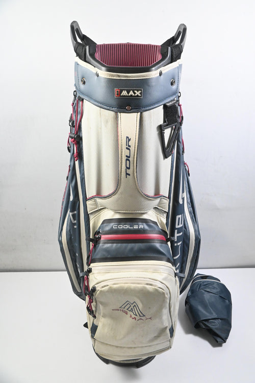 Big Max Dri Lite Cart Bag / 15-Way Divider / Blue, Grey