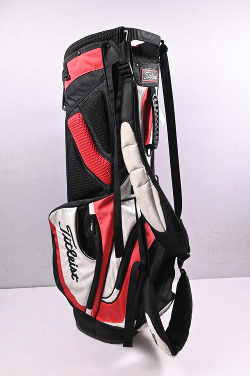 Titleist Stand Bag / 4-Way Divider / Black, White, Red