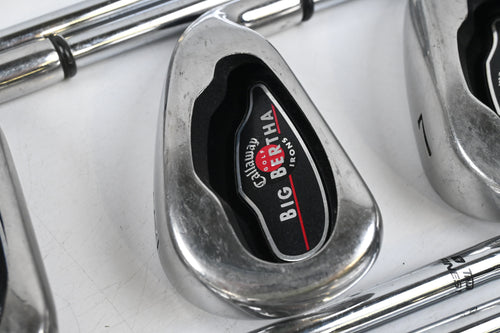 Callaway Big Bertha 2004 Irons / 4-PW+GW+SW / Uniflex Big Bertha Shafts