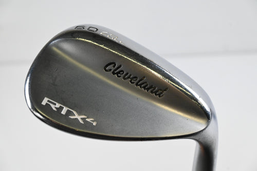 Cleveland RTX-4 Lob Wedge / 60 Degree / Stiff Flex Dynamic Gold S400 Steel Shaft