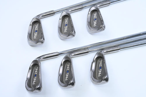 Ping Zing Irons / 6-PW+SW / Blue Dot / Stiff Flex Steel Shafts