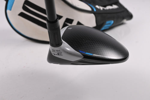 Taylormade SIM2 Max 3HL Wood / 16.5 Degree / Stiff Flex HZRDUS Smoke Blue RDX 70