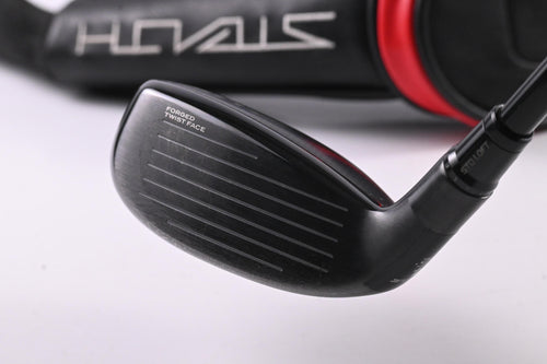 Taylormade Stealth Plus #4 Hybrid / 22 Degree / Stiff Flex HZRDUS RDX Smoke Red