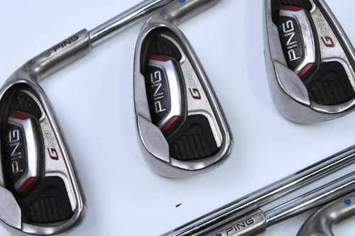Ping G20 Irons / 5-PW+UW+SW+LW / Blue Dot / Regular Flex Ping CFS Shafts
