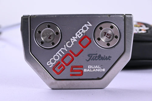 Left Hand Scotty Cameron 2015 GOLO 5 Putter / 35 Inch