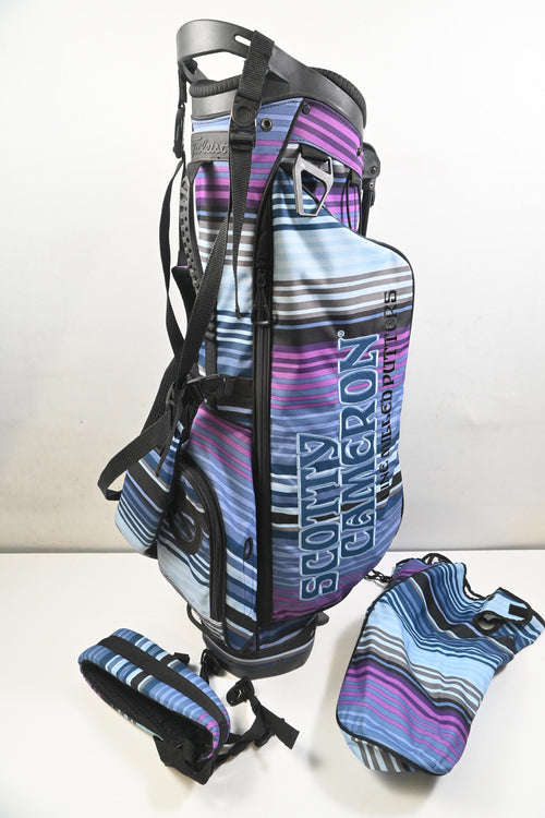 Scotty Cameron Circle T Stand Bag / 3-Way Divider / Blue, Purple