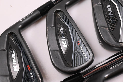 Cobra King Forged Tec Black Irons / 4-9I / Stiff Flex KBS Tour 90 Shafts