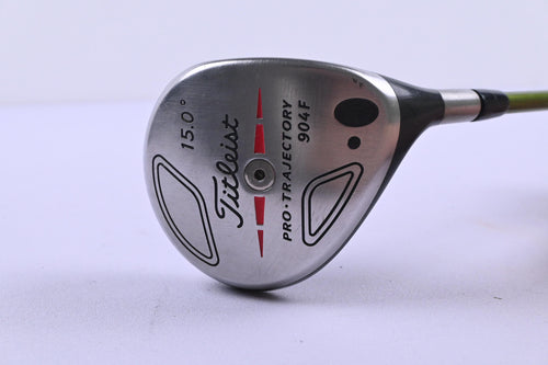 Titleist 904 F #3 Wood / 15 Degree / Stiff Flex Aldila NV Green 85 Shaft