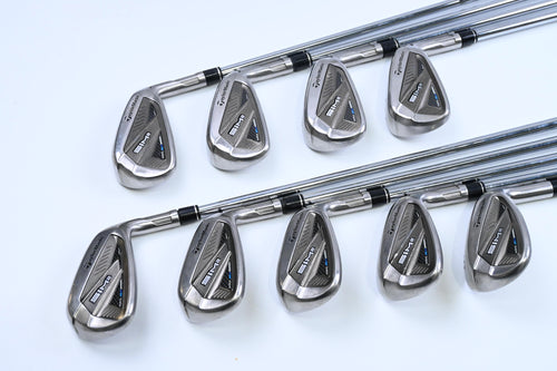 TaylorMade SIM2 Max Irons / 4-PW+AW+SW / Regular Flex KBS Max MT 85 Shafts