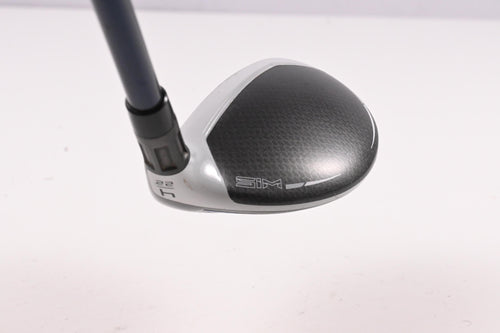 Taylormade SIM Max #4 Hybrid / 22 Degree / Regular Flex Ventus Blue 6 Shaft