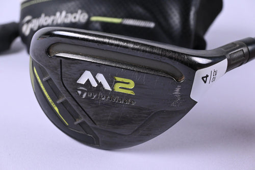 Taylormade M2 2017 #4 Hybrid / 22 Degree / Regular Flex M2 REAX 65 Shaft