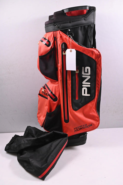 Ping Pioneer Monsoon Cart Bag / 15-Way Divider / Black, Red