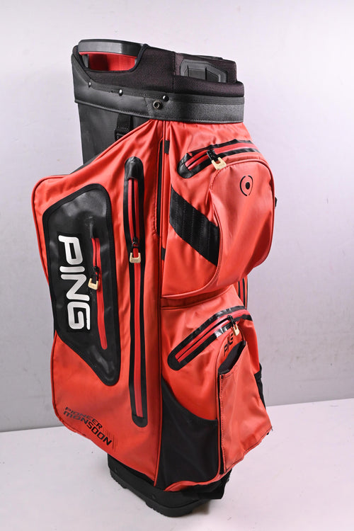Ping Pioneer Monsoon Cart Bag / 15-Way Divider / Black, Red