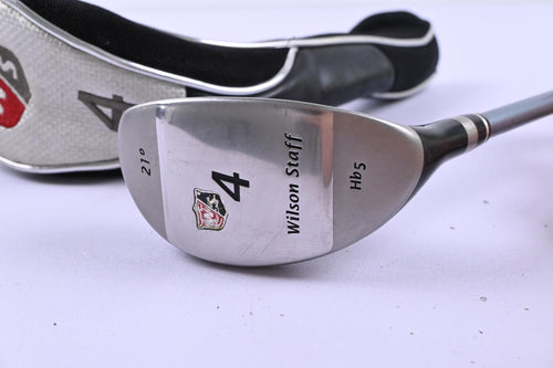 Ladies Wilson Staff HB5 #4 Hybrid / 21 Degree / Ladies Flex Wilson Nano Flex