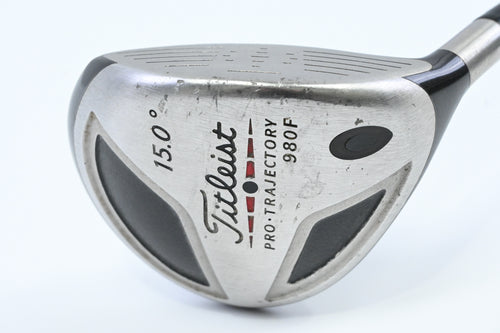 Titleist 980 F #3 Wood / 15 Degree / Stiff Flex Aldila NV 75 Shaft