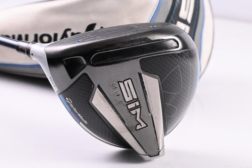 Left Hand Taylormade SIM Max Driver / 9 Degree / Stiff Flex Ventus Blue 6 Shaft