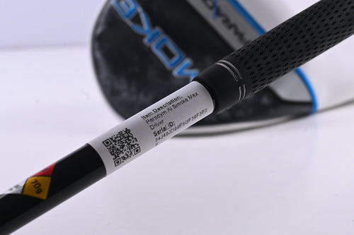 Callaway Paradym Ai Smoke Max Driver / 9 Degree / X-Flex HZRDUS GEN4 Black 70