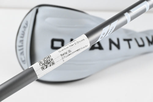 Callaway Quantum Max D Driver / 10.5 Degree / Regular Flex Denali Frost Silver