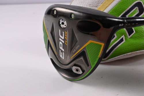 Callaway Epic Flash Sub Zero Driver / 9 Degree / X-Flex HZRDUS Yellow 76 Shaft