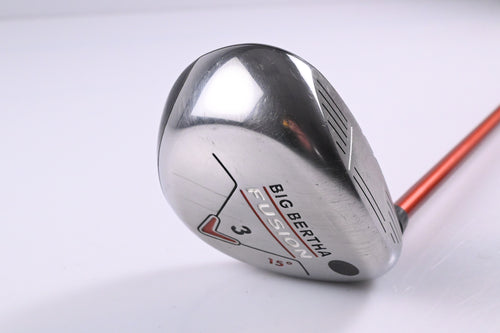 Callaway Big Bertha Fusion #3 Wood / 15 Degree / Regular Flex Aldila NVS 55