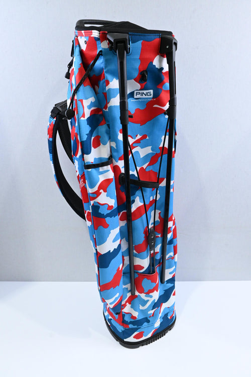 Ping Hoofer Lite Stand Bag / 4-Way / Blue, White. Red