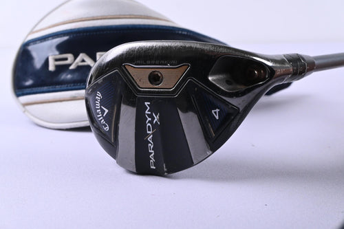 Callaway Paradym X #4 Hybrid / 21 Degree / Stiff Flex HZRDUS Gen4 Silver 75