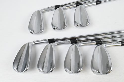 Ping i530 Irons / 5-PW+GW / White Dot / Stiff Flex Dynamic Gold Mid 115 S300 Shafts
