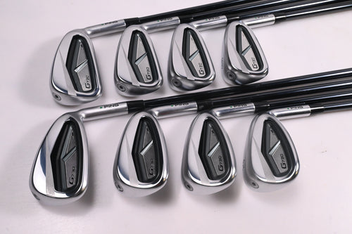 Ping G730 Irons / 5-PW+GW+50° / Green Dot / Senior Flex UST Recoil Dart 65