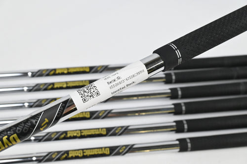 Ping i530 Irons / 5-PW+GW / White Dot / Stiff Flex Dynamic Gold Mid 115 S300 Shafts