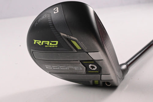 Cobra King Radspeed #3 Wood / 14.5 Degree / Stiff Flex HZRDUS Blue 70 Shaft