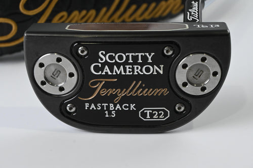 Scotty Cameron Teryllium Limited Release T22 Fastback 1.5 Putter / 34 Inch