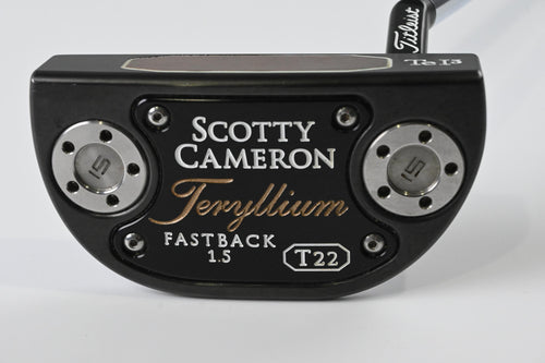 Scotty Cameron Teryllium Limited Release T22 Fastback 1.5 Putter / 34 Inch