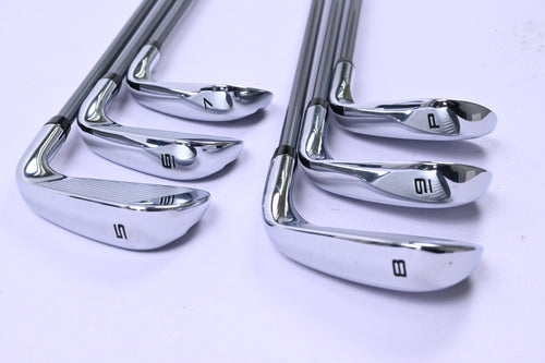 Left Hand Callaway Elyte Irons / 5-PW / Regular Flex Denali Charcoal 65 Shafts