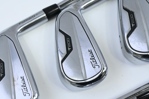 Titleist T200 2021 Irons / 6-PW+48° / Stiff Flex AMT Black S300 Shafts