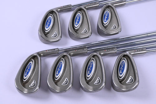 Ping i5 Irons / 4-PW / Red Dot / Regular Flex Steel Shafts
