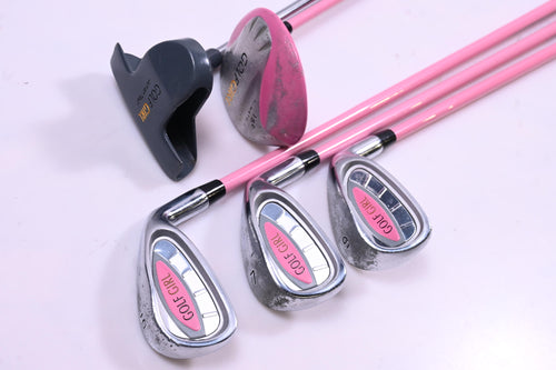 Junior Golf Girl Package Set / Woods, Irons, Putter, Bag