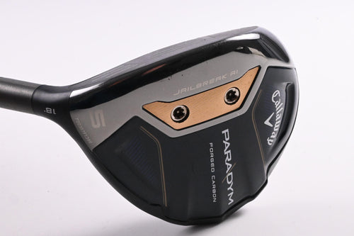 Left Hand Callaway Paradym #5 Wood / 18 Degree / Regular Flex HZRDUS Silver 60