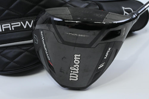 Wilson DYNAPWR 2025 Max Driver / 10.5 Degree / Stiff Flex Denali Black 60