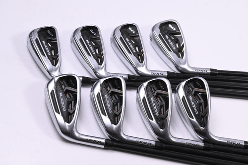 Left Hand Cobra LTDx Irons / 5-PW+GW+SW / Regular Flex KBS PGI 75 Shafts