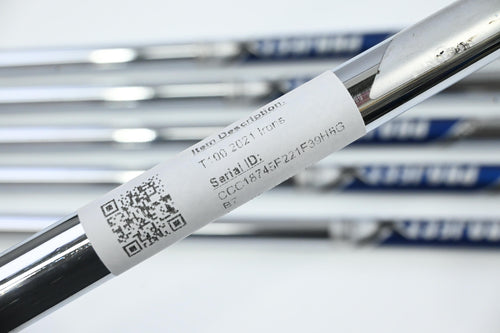 Titleist T100 2021 Irons / 4-9 / Stiff Flex Project X Rifle Shafts