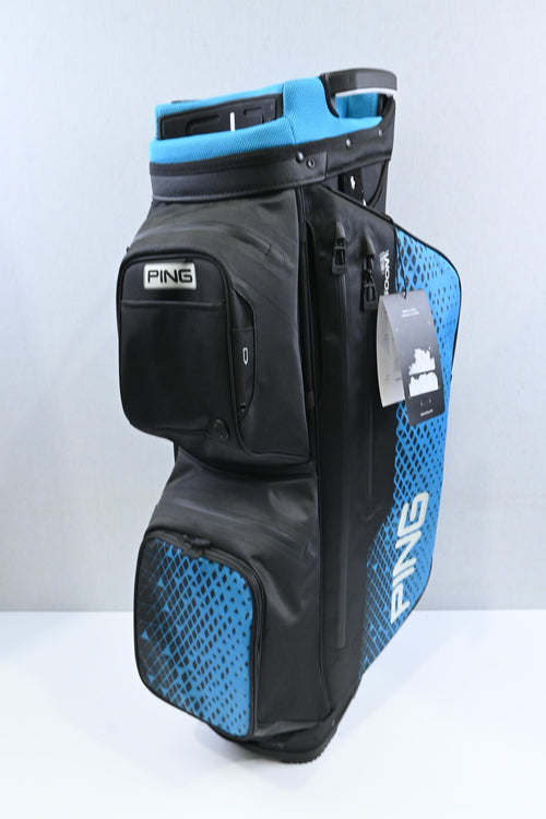 Ping Pioneer Monsoon Cart Bag / 14-Way / Blue. Black