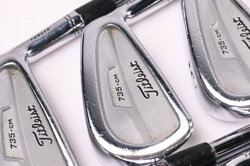 Titleist 735.CM Irons / 3-PW / Stiff Flex Dynamic Gold S300 Shafts