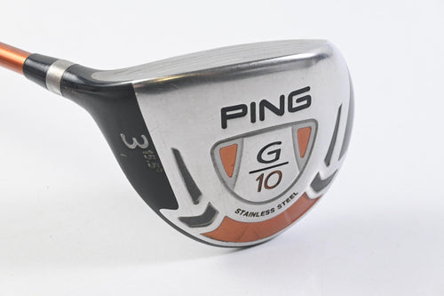 Left Hand Ping G10 #3 Wood / 15.5 Degree / Stiff Flex Ping TFC 129 Shaft
