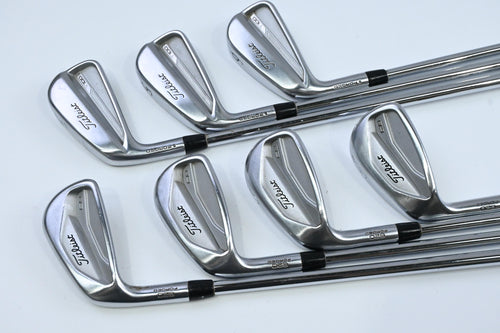 Left Hand Titleist CB 620 Irons / 4-PW / Regular Plus Flex Project X LZ 115 Shafts