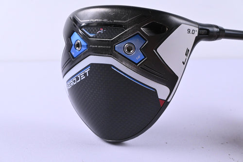 Cobra Aerojet LS Driver / 9 Degree / Stiff Flex Aldila NV Blue 70 Shaft